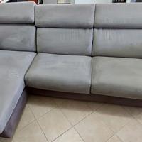 DIVANO LETTO SCAMOSCIATO ANTIMACCHIA