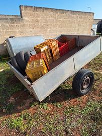 carrello trasporto merci artigianale non omologato