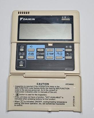 Telecomandi filari Daikin ARC448A2 – Originali