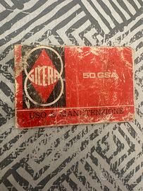 Libretto uso e manutenzione Gilera Gsa