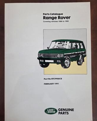 Range Rover Parts Catalogue