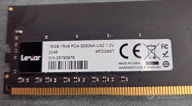 DDR4 modulo RAM 16 gb PC4-3200AA 1.2v