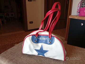 borsa converse all star vintage stile bowling bag
