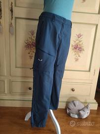 Pantaloni trekking lunghi donna Salewa blu 42