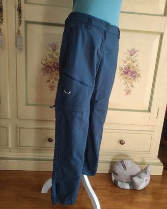 Pantaloni trekking lunghi donna Salewa blu 42
