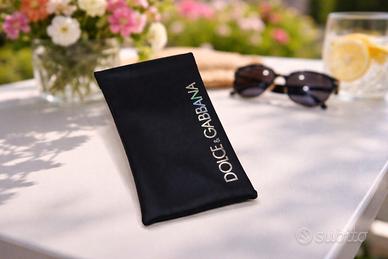 ✨ Custodia Occhiali Dolce & Gabbana Originale Nera