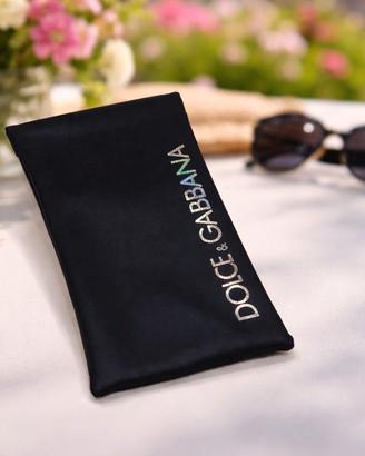 ✨ Custodia Occhiali Dolce & Gabbana Originale Nera