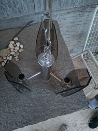 Lampadario vetro 