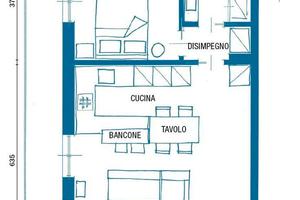 Via frejus piccolo bilocale: 320 euro