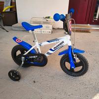 bici bambino con rotelle ruote da 12