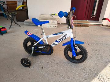 bici bambino con rotelle ruote da 12