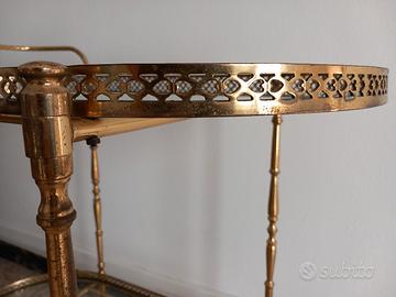 Portavivande vintage in ottone