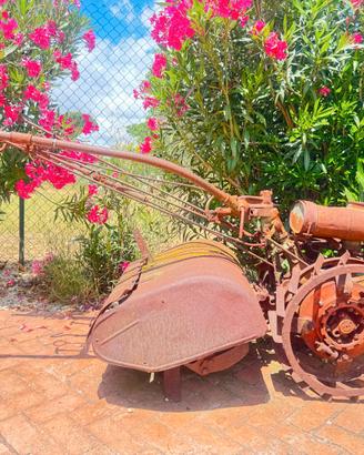 motocoltivatore d'epoca da restaurare