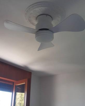 Ventilatore da soffitto con luce led e telecomando