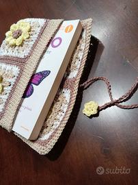 Custodia per libro all'uncinetto Girasole