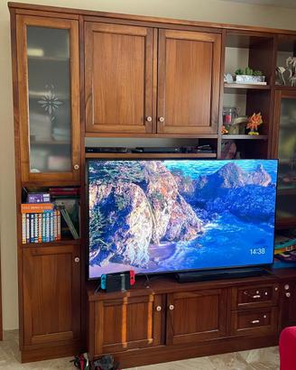 Mobile tv salotto in legno di ciliegio