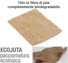 Juta per pacciamatura orto giardino biodegradabile