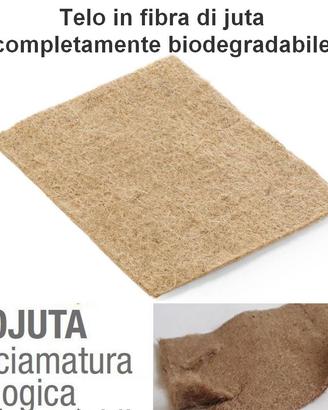 Juta per pacciamatura orto giardino biodegradabile