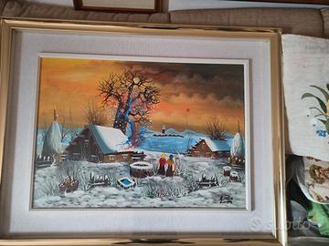 dipinto naif di Giacinto Pujia