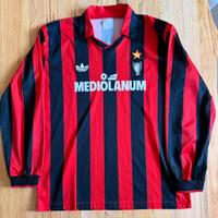 Maglia AC Milan 1991 Adidas | Sponsor Mediolanum
