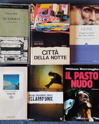 RARO LOTTO DI 6 LIBRI DI CULTO!