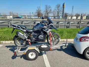 Carrello porta moto singola.