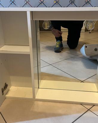 Specchiera + lavabo ( mini )