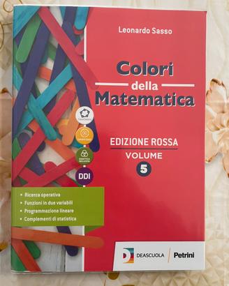 Libro di matematica del 5^anno di scuole superiori