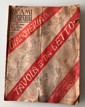 Ricami Decalcabili Elegantissima '40s Vtg