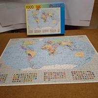 Puzzle 1000 pezzi Mondo