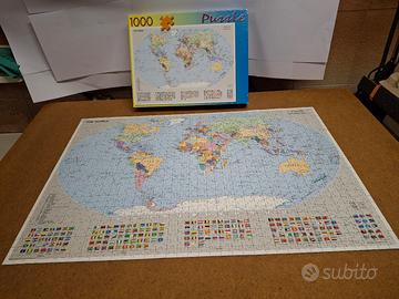 Puzzle 1000 pezzi Mondo
