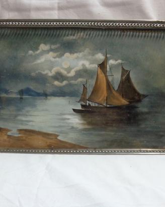 VASSOIO D'EPOCA CERAMICA DI LAVENO