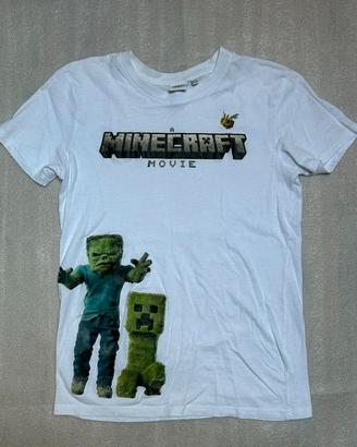 T-shirt cotone ragazzo tg 14/15 anni MINECRAFT