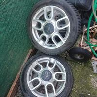 2 cerchi in lega Fiat 500