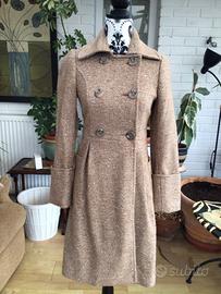 Cappotto classico in twill di lana BENETTON