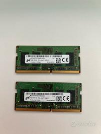 Ram Dell 2x ddr4 4gb sodimm 2400mhz