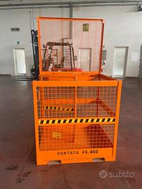 Portapersona c/vasca per applic. carrello elev