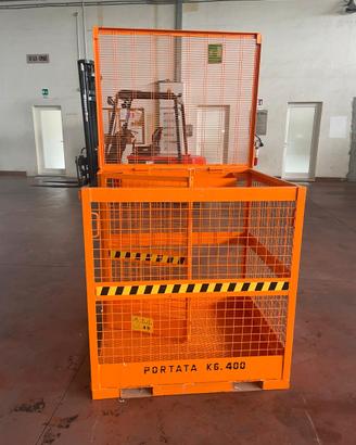 Portapersona c/vasca per applic. carrello elev