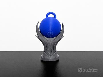 Portachiavi trofeo di Platino PlayStation stampato