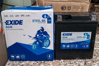 Batteria Exide ETX7L-BS per Scooter e Moto