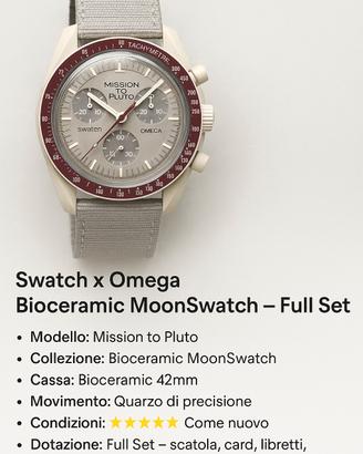 🪐 Swatch x Omega Bioceramic MoonSwatch – Pluto