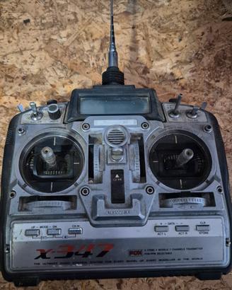 JR propo X-347 radio controller trasmettitore 
