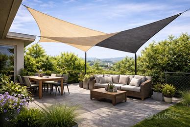 Teli Ombreggianti Su Misura per Giardini e Pergole