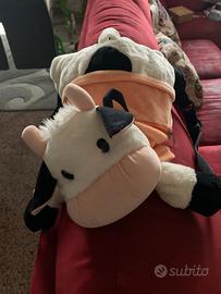 Bambina zaino pelusce