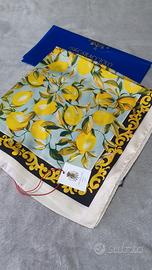 foulard di pura Seta Caracciolo 70x70 
