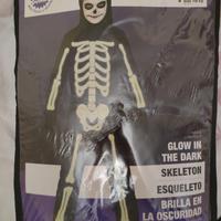 Vestito scheletro Halloween 