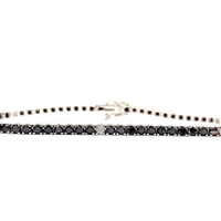 Bracciale Tennis Astralia Oro Bianco Diamanti neri