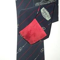 Cravatta Gucci Vintage Blu e Rossa