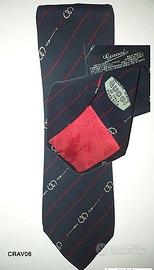 Cravatta Gucci Vintage Blu e Rossa
