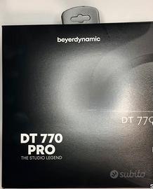 CUFFIE DA STUDIO BEYERDYNAMIC DT770 PRO 250 OHM